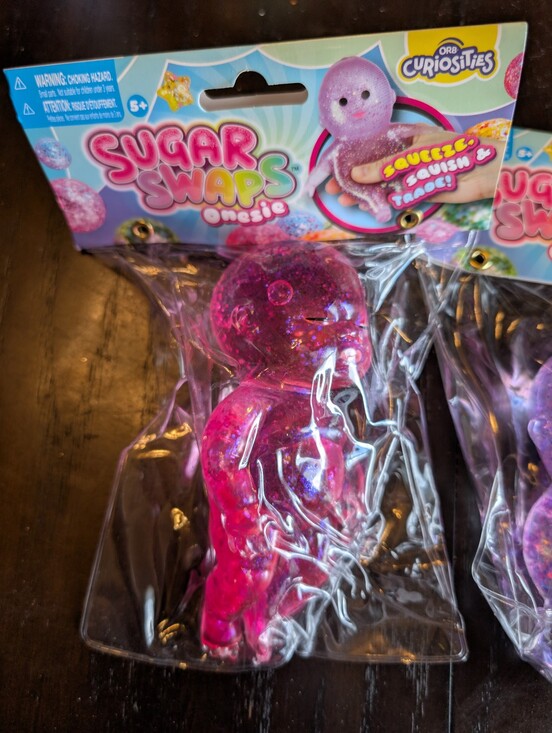 Orb Other - ORB Curiosities Sugar Swaps Onesie Pink Glitter Squishy Baby